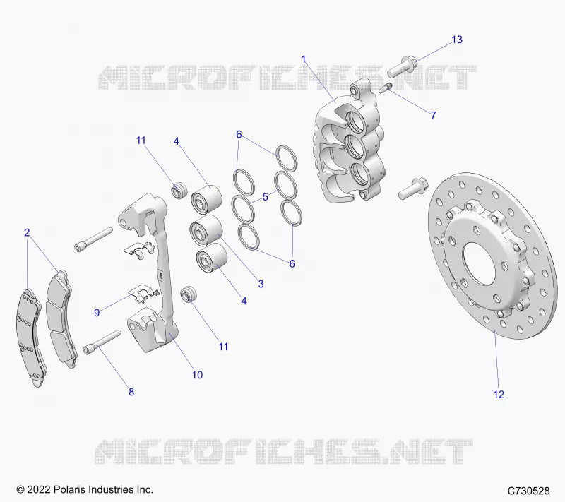 BRAKES, PINZA FRENO DELANTERA