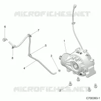 DRIVE TRAIN, FRONT MONTAJE DE ENGRANAJES