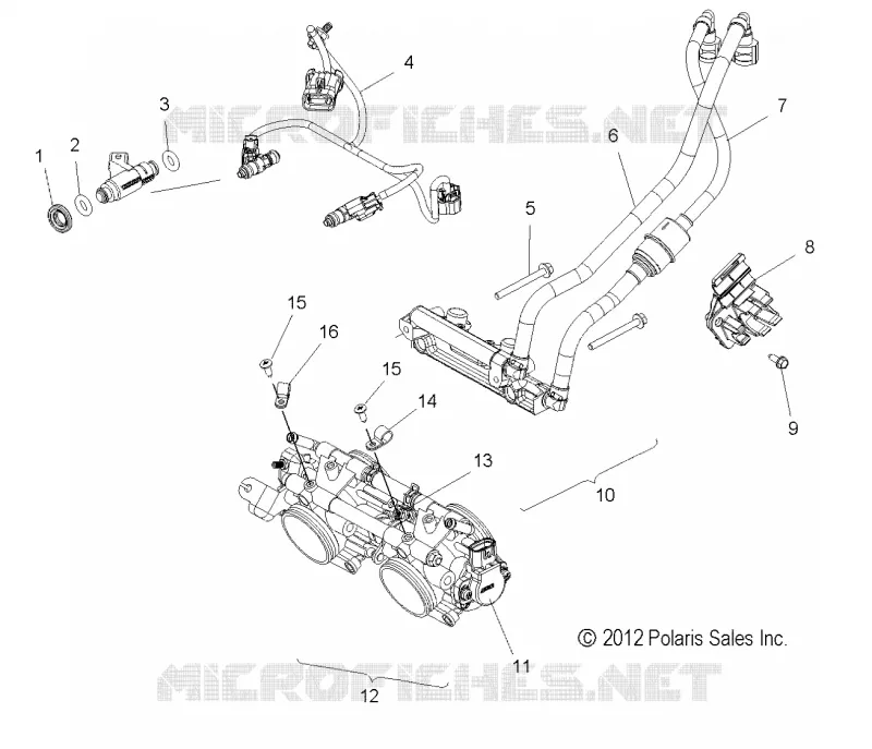 SISTEMA DE COMBUSTIBLE, RAIL, LINES and CUERPO DE MARIPOSA