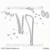 LA CADENA DE LEVAS AND TENSIONER