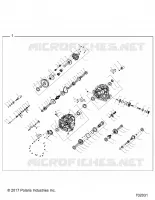 DRIVE TRAIN, PRINCIPAL GEARCASE INTERNALS