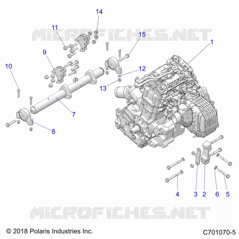 MOTOR, MOUNTING & LONG BLOCK