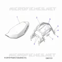 ASIENTO ASM. AND REAR RACK