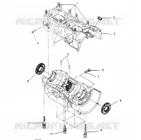 CAJA DEL CIGÜEÑAL ASSEMBLY 440 0952760, 440 SKS 0952560,  and EUROPEAN 440 SKS E952 (4929032903C007)