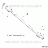 TREN, REAR PROP SHAFT