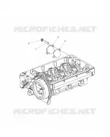 ENGINE, GASOLINA PUMP FITTING COVER