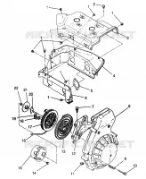 VENTILADOR CAJA   ARRANQUE DE RETROCESO TRAIL 0972761, EUROPEAN TRAIL E972761,  TRA (4938313831D008)