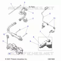 SISTEMA DE COMBUSTIBLE, RAIL, LINES AND THROTTLE BODY