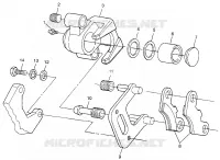 FRONT FRENO Sportsman 400L W97AC38C (4939673967B008)