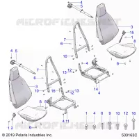 ASIENTO AND SEAT BELT MOUNTING