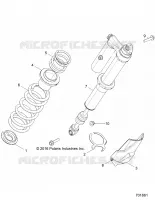 SUSPENSION, SHOCK TRASERO MOUNTING