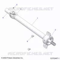 TREN, PROP SHAFT,MID, BEARING