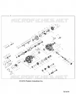 DRIVE TRAIN, PRINCIPAL GEARCASE INTERNALS