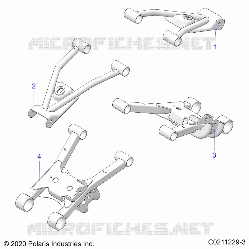 SUSPENSION TRASERA CONTROL ARMS