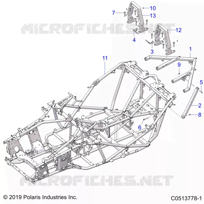 CHASSIS, MAIN, AND REAR ASM.