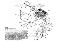 MONTAJE DEL MOTOR XLT RMK 0960956, XLT SKS 0960556  and EUROPEAN XLT SKS E960 (4931813181C005)