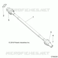 TREN, REAR PROP SHAFT