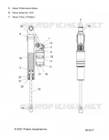 SUSPENSION, SHOCK TRASERO TRACK (7045864)
