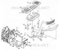 Portaequipajes delantero y Montaje TOPE (400L) XPRESS 400L W97CA38C (4939603960A010)