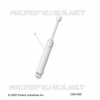 SUSPENSION, SHOCK TRASERO TRACK