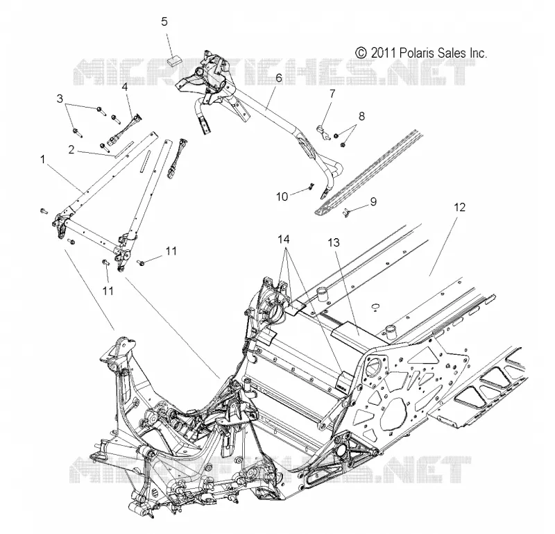 CHASIS, CHASIS ASM. and OVER STRUCTURE (600/155 Inch)