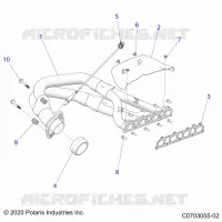 ENGINE, SISTEMA DE ESCAPE, HEADPIPE AND RELATED