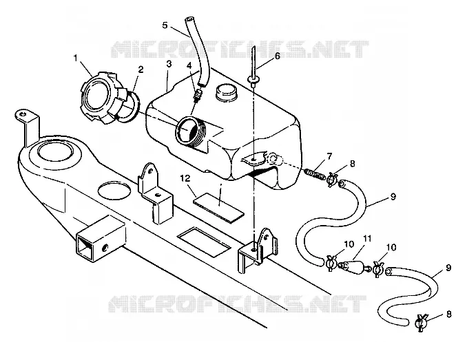 TANQUE DE ACEITE ASSEMBLY Trail Blazer W937221 (4924082408007A)