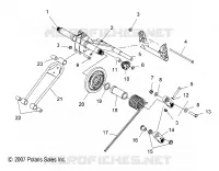 SUSPENSION, TRASERO ARM PAR