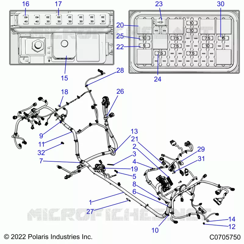 ELECTRICA, WIRE HARNESS, CHASSIS