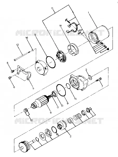 MOTOR DE ARRANQUE ASSEMBLY UPDATED 5/90 (4917741774040A)