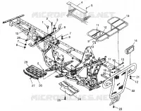 PARACHOQUES / TRANSPORTIN MOUNTING BIG BOSS 6X6 400L W97AE38A (4940814081A007)