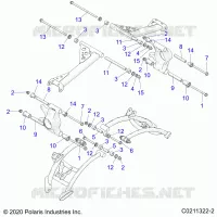 SUSPENSION TRASERA CONTROL ARM MOUNTING