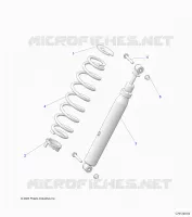 SUSPENSION, REAR MONTAJE DE DESCARGA- R23TAA99A1/TAE99A1/A9 (C701218-02)