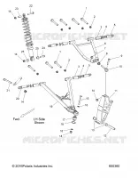 SUSPENSION, CONTROL ARMS, SPINDLE, AND CHOQUE MNTG.