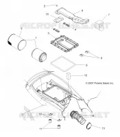 MOTOR, TOMA DE AIRE SYSTEM
