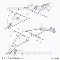 SUSPENSIÃ“N DELANTERA CONTROL ARMS