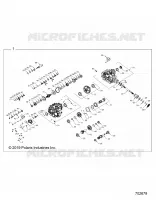 DRIVE TRAIN, PRINCIPAL GEARCASE INTERNALS