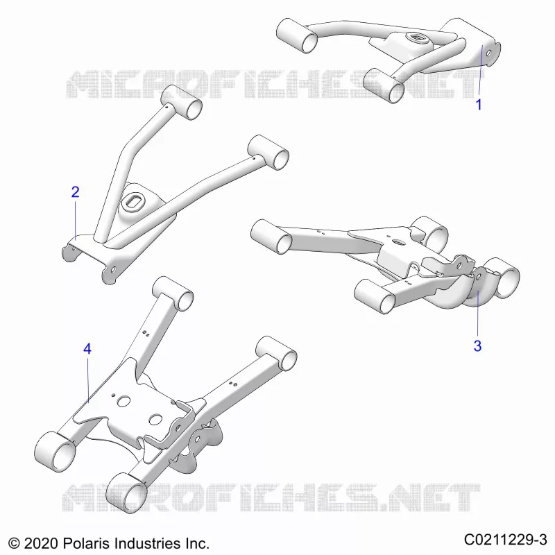 SUSPENSION TRASERA CONTROL ARMS