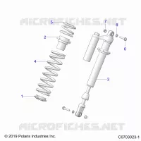 SUSPENSION, CHOQUE FRONTAL MOUNTING, STANDARD/PREMIUM
