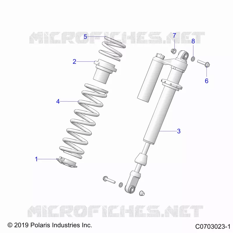 SUSPENSION, CHOQUE FRONTAL MOUNTING, STANDARD/PREMIUM