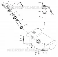 GASOLINA TANK SL 780 B974088 and Intl. SL 780 I974088 (4940924092A009)
