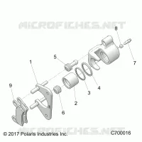 FRENO TRASERO CALIPER