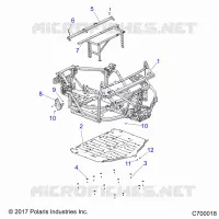 CHASSIS, MAIN FRAME AND ESQUÃD PLATES