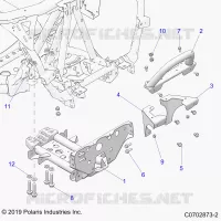 CHASIS, MOUNTING, FRONT GEARCASE
