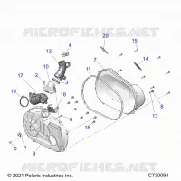 TREN, CLUTCH COVER AND DUCTING