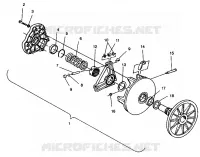 Embrague ASSEMBLY 600 XCR 0941667 (4927092709023A)