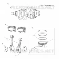 MOTOR, CIGUEÑAL AND PISTÓN