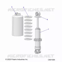 SUSPENSION, CHOQUE FRONTAL TRACK