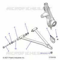 SUSPENSION, A-ARM AND PUNTAL MOUNTING