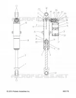 SUSPENSION, SHOCK TRASERO TRACK, HI LO ADJ., SNOW CHECK (7044383)